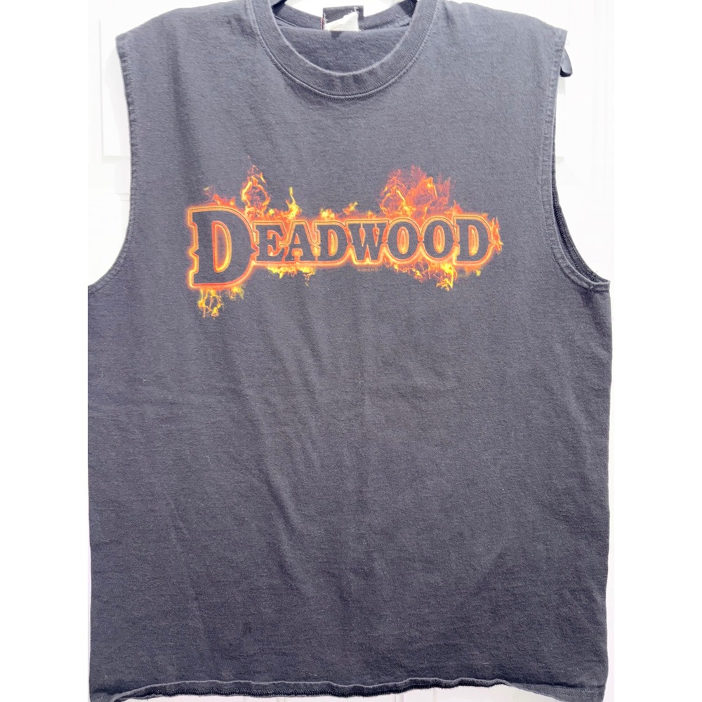 Harley-Davidson Deadwood South Dakota Sleeveless Graphic T-Shirt Mens L Black